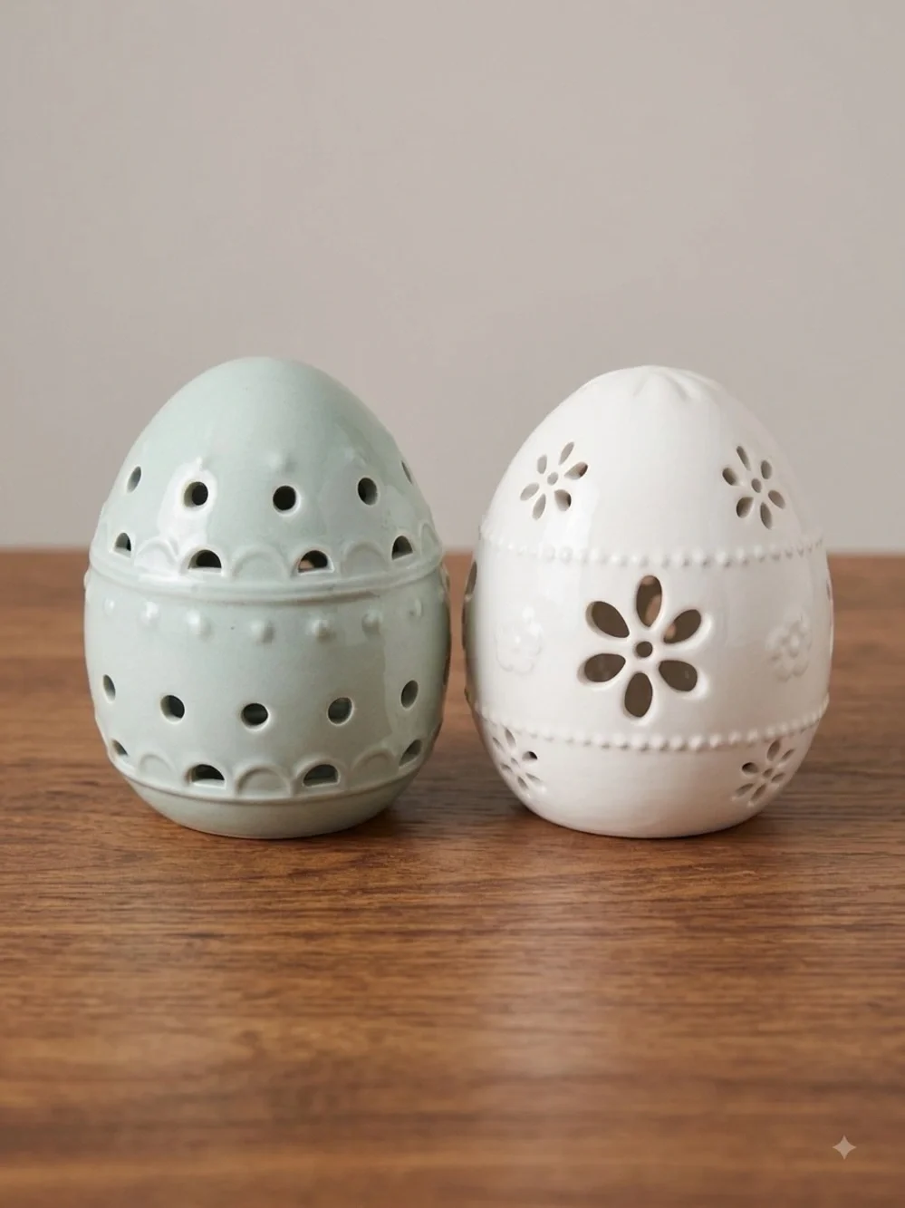 Ceramic Egg Lights